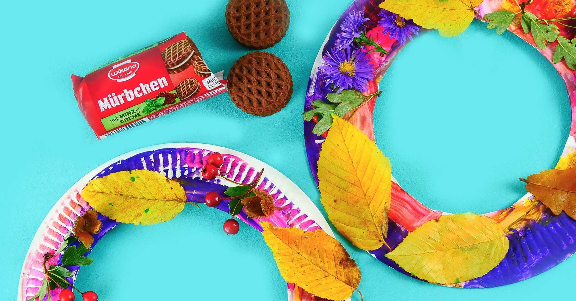 Herbstlicher Bastelspaß: bunte Blätterkronen | Wikana