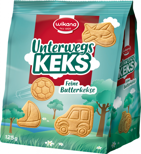 Wikana feine Butterkekse Der einzige runde Butterkeks